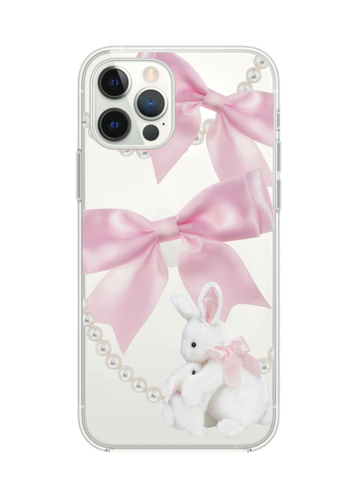 pink bunny jellhard case